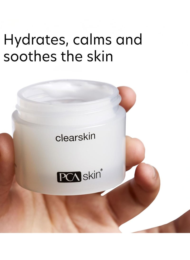 PCA SKIN Clearskin Lightweight Face Moisturizer for Oily Skin, Daily Hydrating Facial Moisturizer for Oily, Acne-Prone, and Sensitive Skin, Quick Absorbing, Reduces Discolorations, 1.7 oz Jar