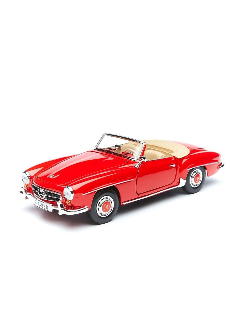 Maisto 1:18 SE (B)-MERCEDES-BENZ 190SL`55 RED