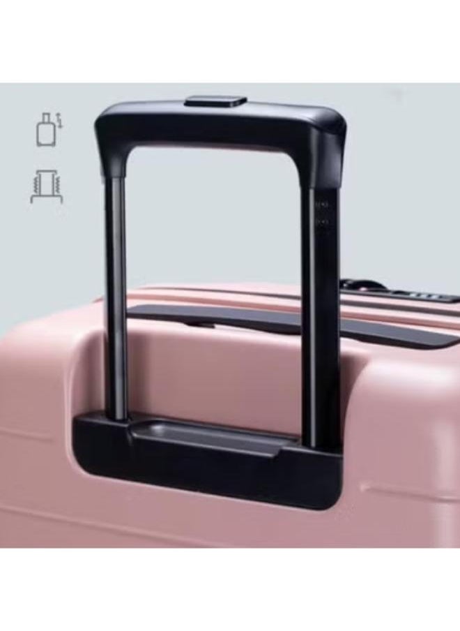 24inch Expandable Large Capacity Checked Luggage Durable Anti-Theft Front Opening Cover Spinning Wheels TSA Lock Approved