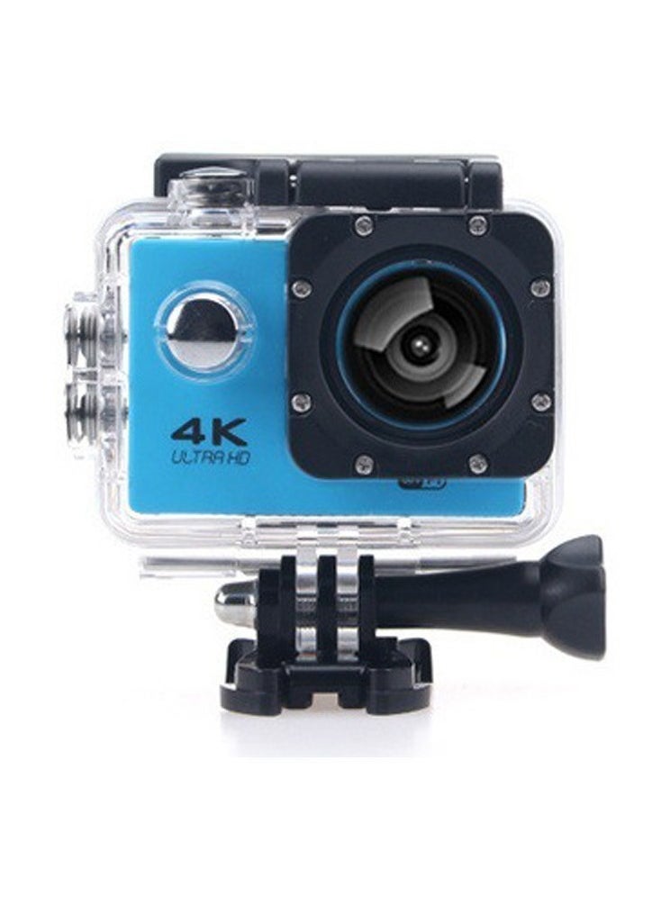 4K Action Camera, Outdoor Waterproof Sports Camera, IPS Real Color Touchscreen Photography Camera, Adjustable View Angle WIFI Camera With Time Lapse Slow Motion, (1pc, Blue))