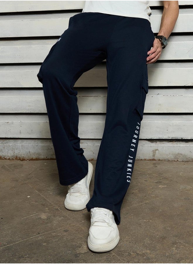 Men Navy Trousers