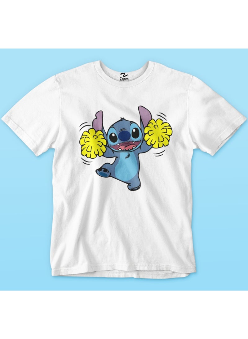 Cheer Leader Stitch T-Shirt Design