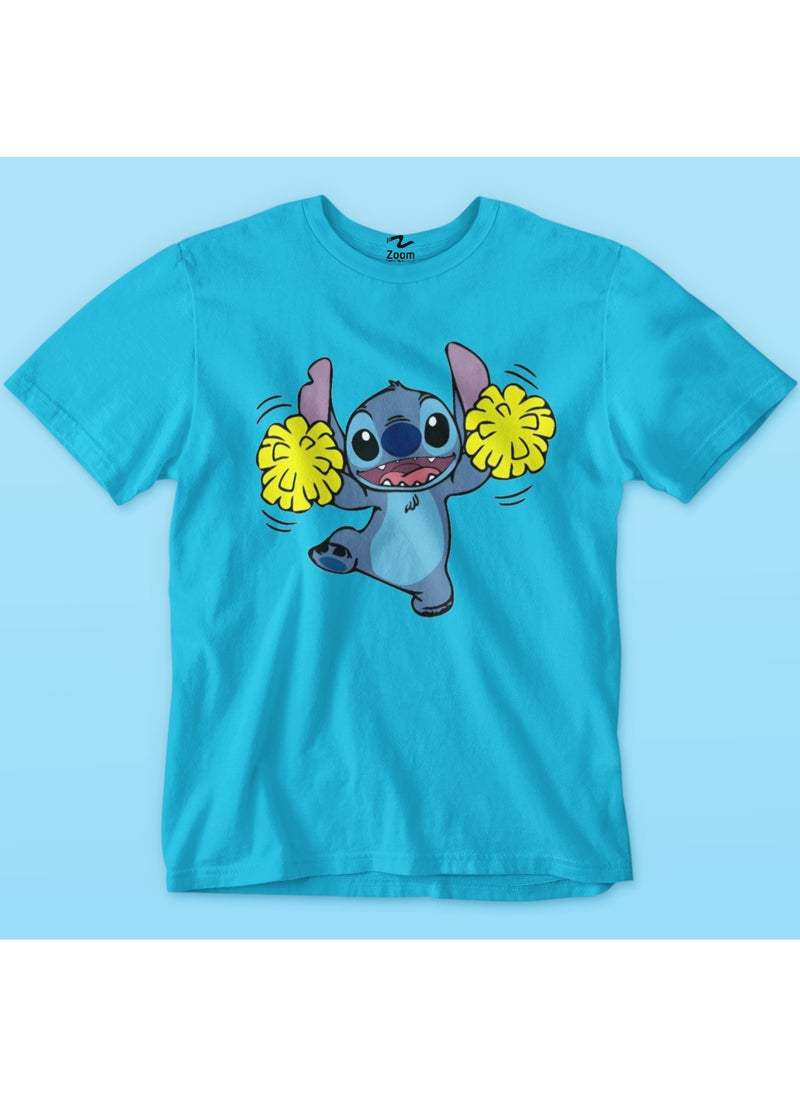 Cheer Leader Stitch T-Shirt Design