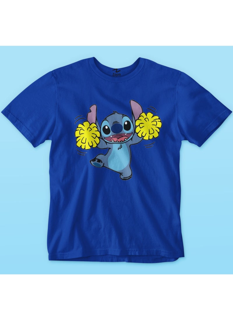 Cheer Leader Stitch T-Shirt Design