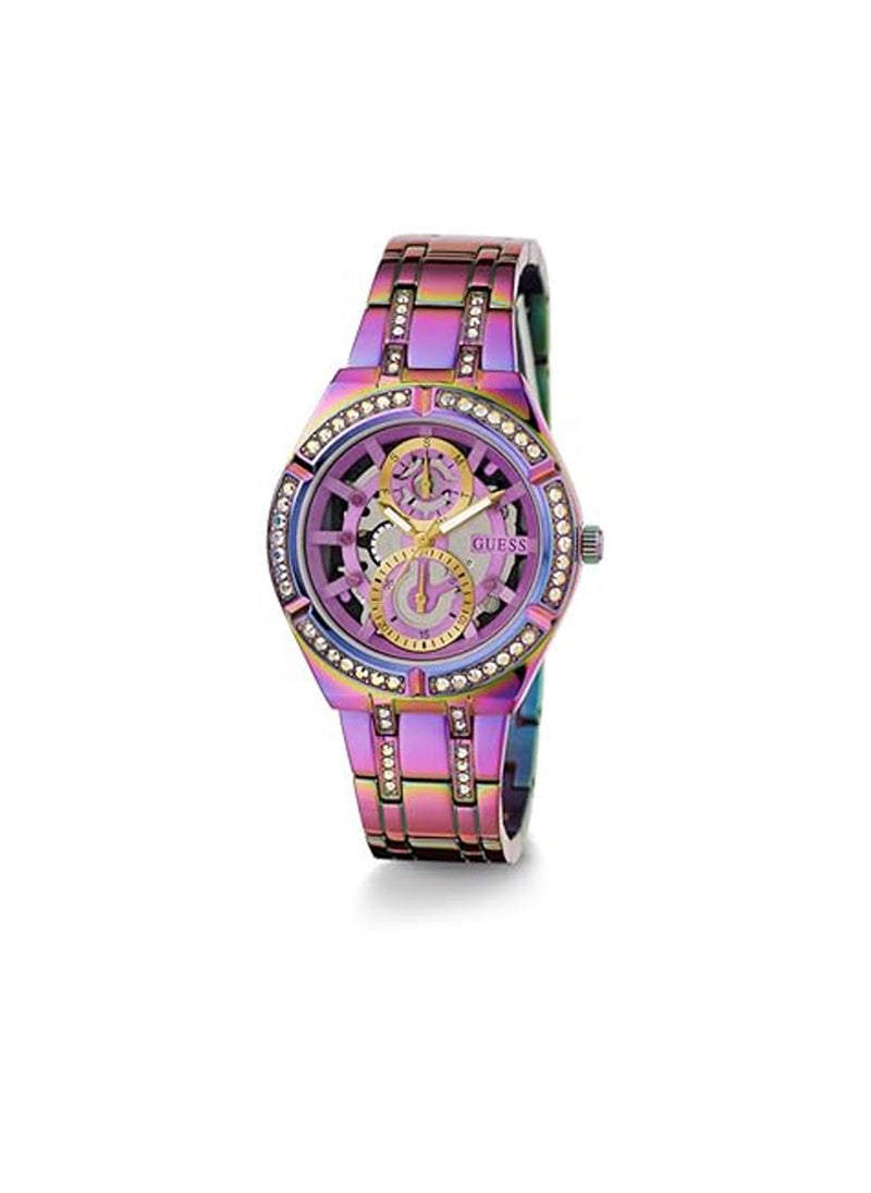 Allara Ladies Iridescent Iridescent Multi-function Stainless Steel Watch GW0604L4 - 36mm