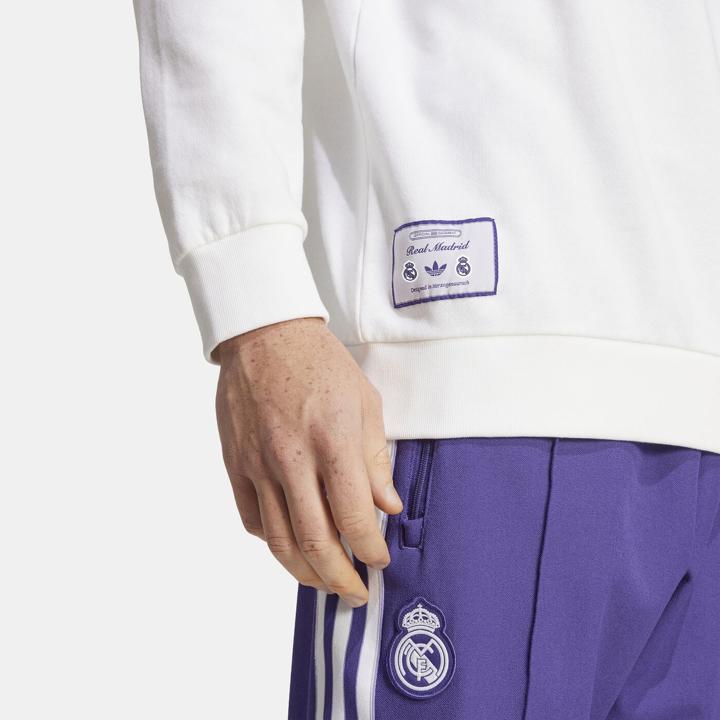 Men's Real Madrid Terrace Icons 1/2-Zip Top