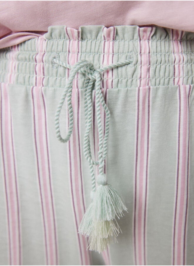 Long pants 100% cotton striped