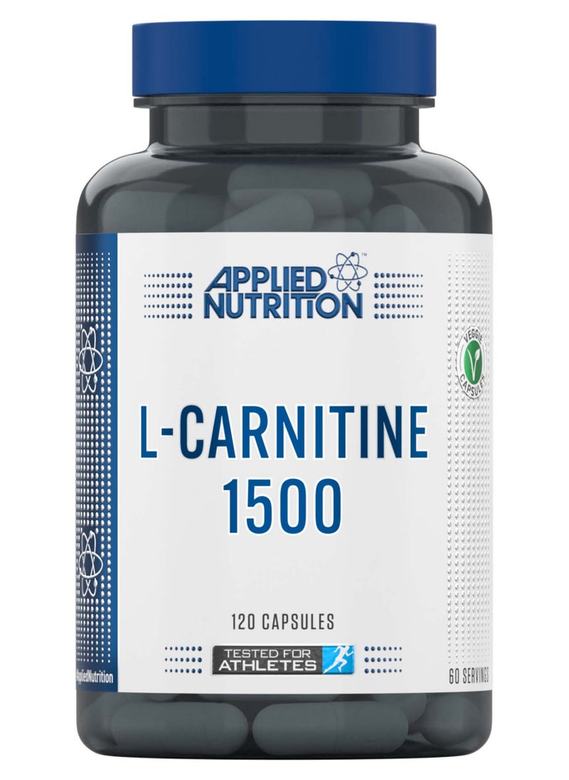 L-Carnitine – 120 Capsules, Supports Fat Metabolism, Enhances Energy Levels, Improves Exercise Performance, Promotes Healthy Weight Management