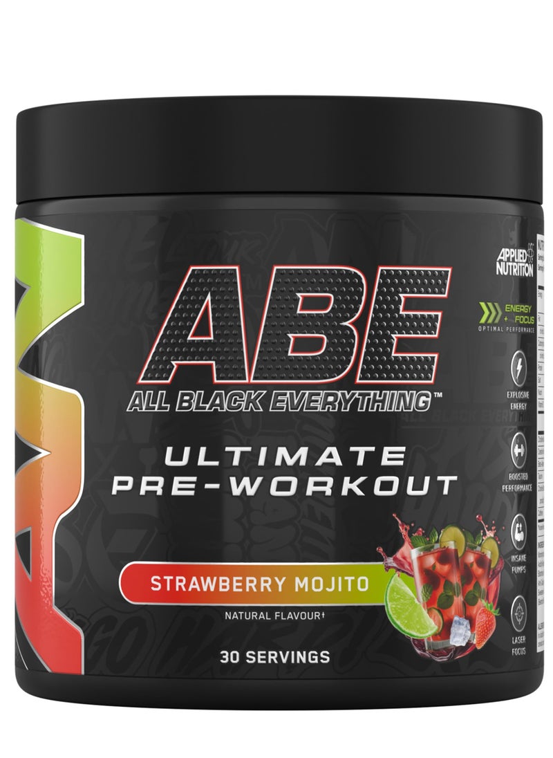 Abe Pre Workout Strawberry Mojito Flavor, 30 Servings 375 gm