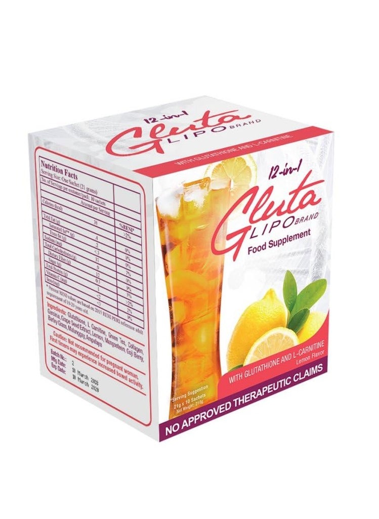 Gluta Lipo 12 In 1 Detox – Cleanse, Energize, and Shine Naturally