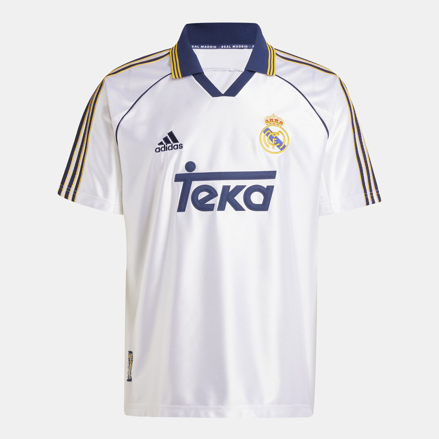 Men's Real Madrid 99/00 Home Retro Football Jersey