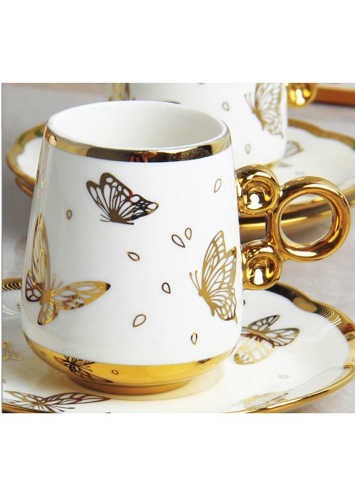 Set Of 6 Turkish Coffee Cup Set Tea Cup Set