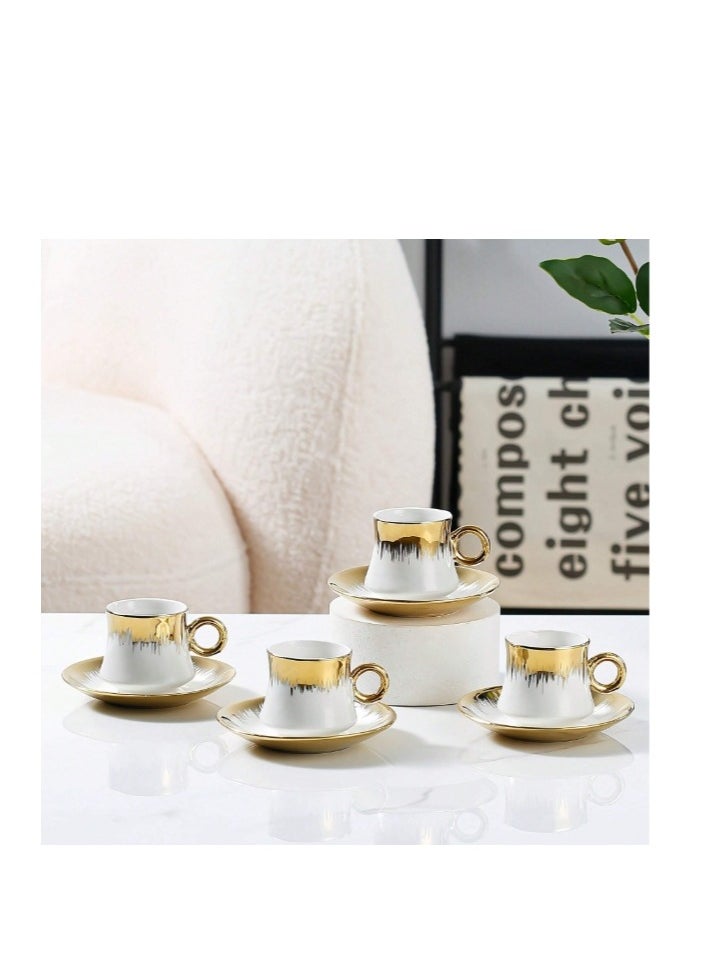 Set Of 6 Turkish Coffee Cup Set Tea Cup Set