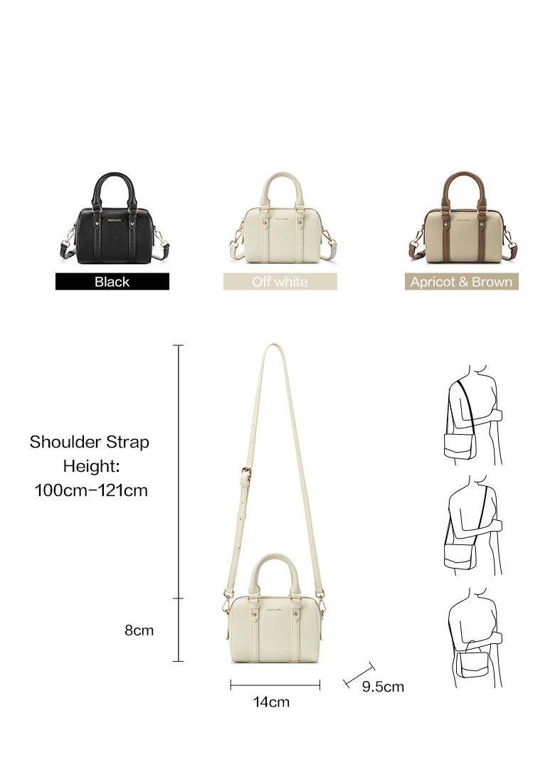 Bostanten Ashline High-Quality Boston Bag – Trendy & Stylish with Removable Sling for Versatile Carrying