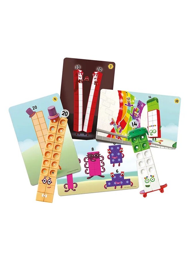 Learning Resources MathLink Cubes Numberblocks 11-20 Activity Set, 30 Numberblocks Activities Linked to TV Episodes, 155 Numberblocks MathLink Cubes & More, Ages 3+