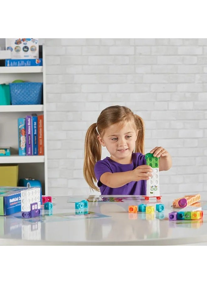 Learning Resources MathLink Cubes Numberblocks 11-20 Activity Set, 30 Numberblocks Activities Linked to TV Episodes, 155 Numberblocks MathLink Cubes & More, Ages 3+