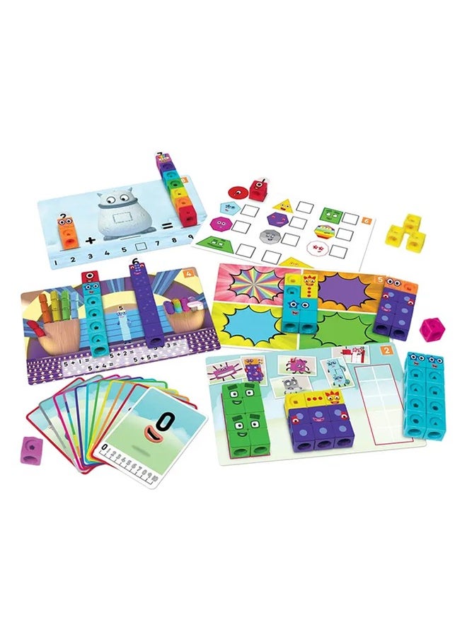 Learning Resources  MathLink Cubes Numberblocks 1-10 Activity Set & Numberblocks Wipe Clean (Numbers 1-5) - includes a FREE pen! Home for KS1 maths