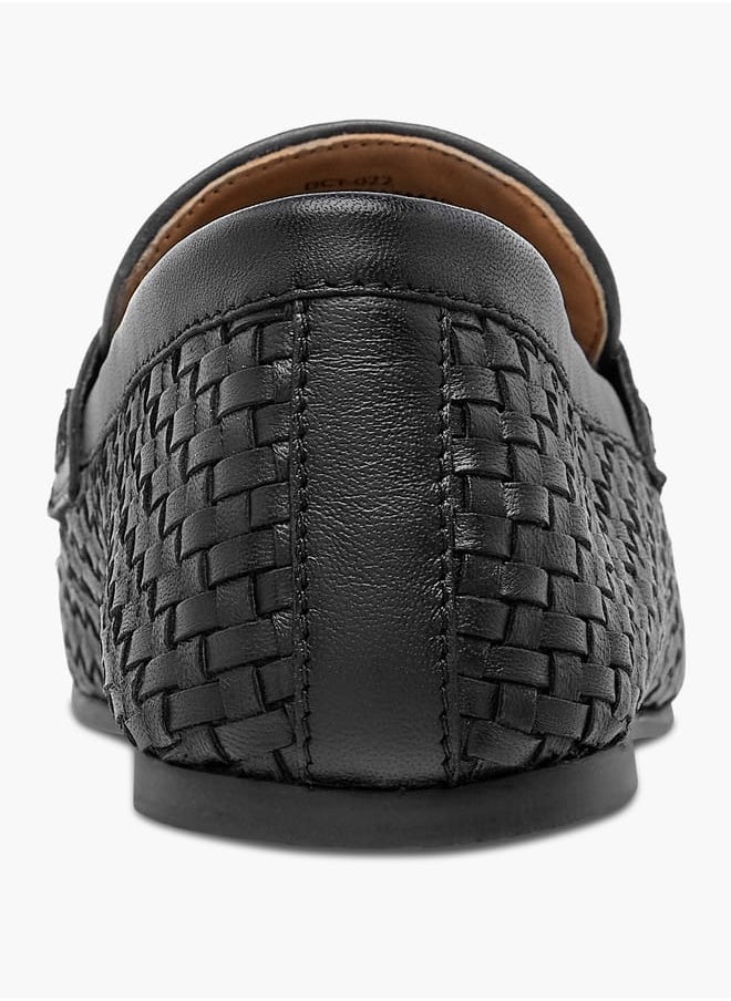 Women's Textured Slip-On Loafers