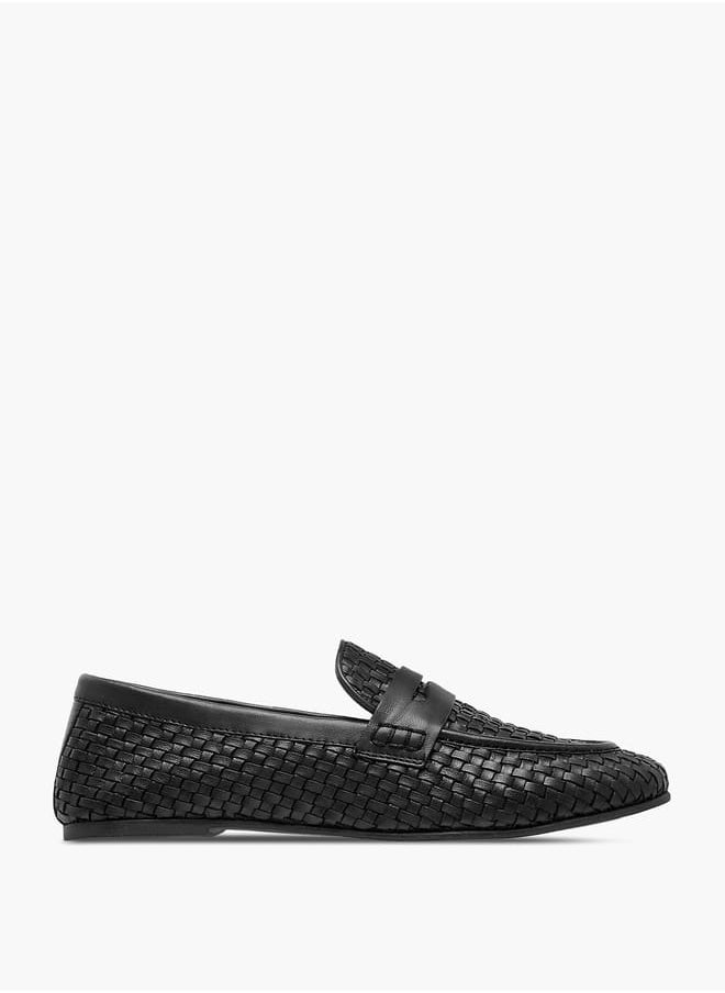 Women's Textured Slip-On Loafers