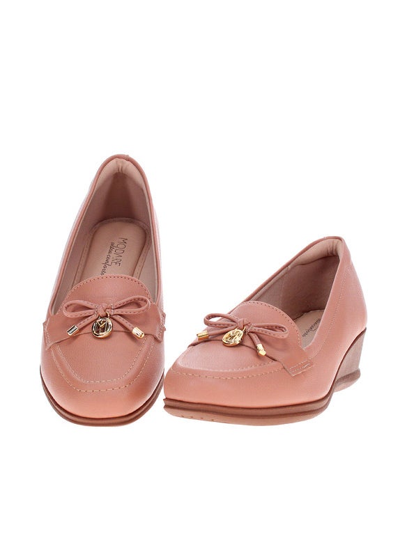 Modare Ladies Closed/Flat Shoes Nude | Made In Brazil