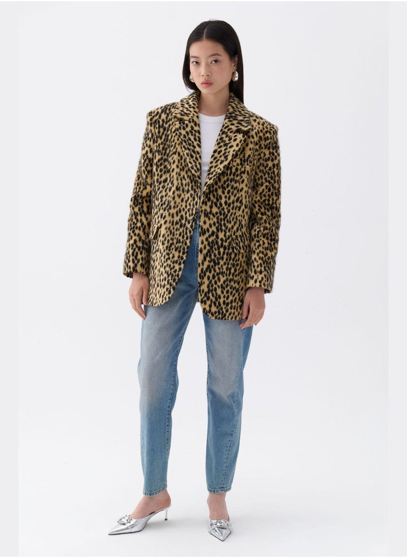 Leopard Patterned Jacket