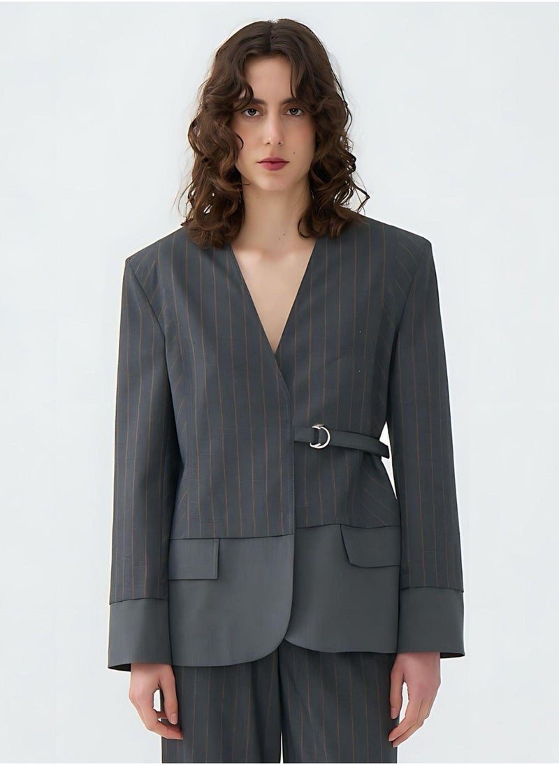 Striped Padded Jacket