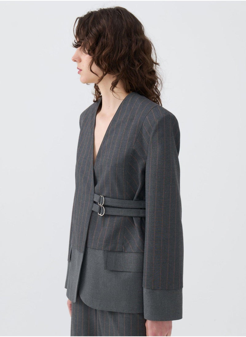 Striped Padded Jacket