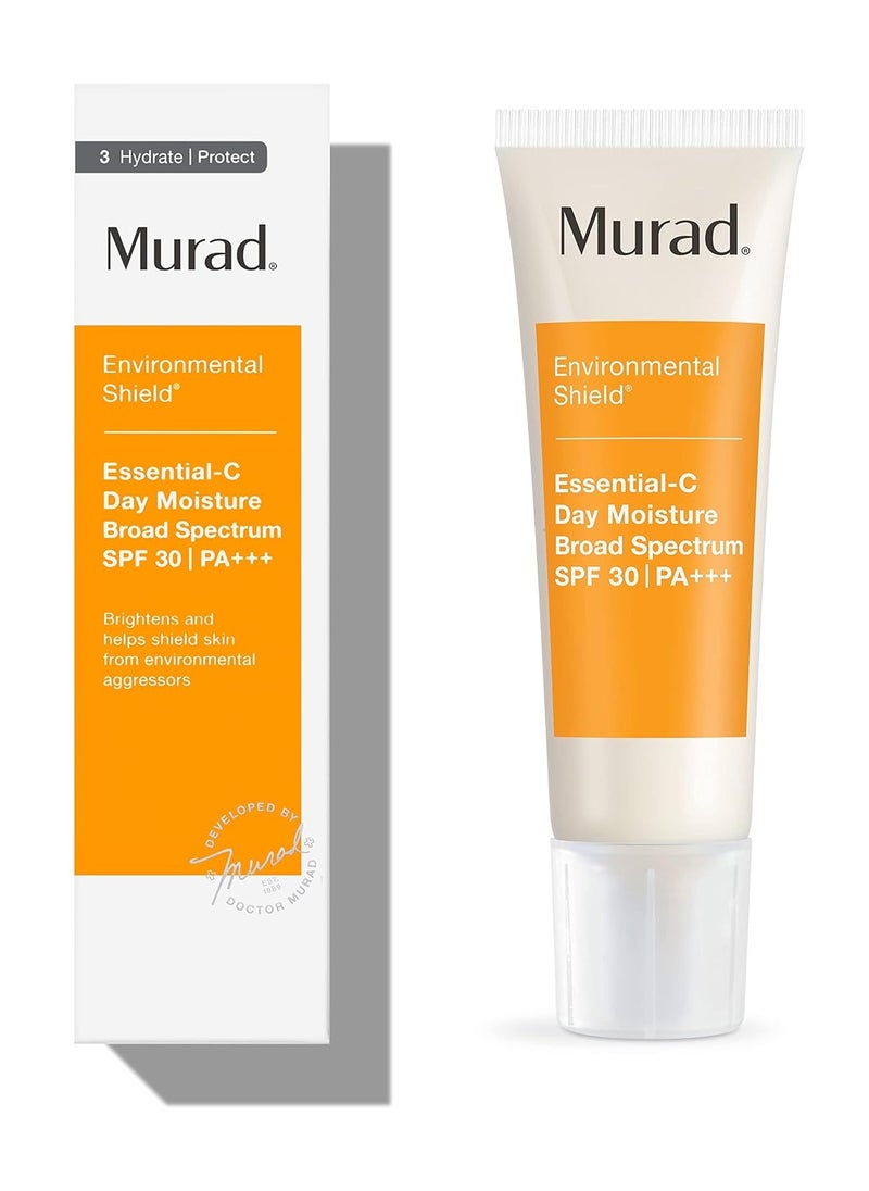 Murad Essential-C Day Moisture SPF 30 - Vitamin and Antioxidant-Rich Broad Spectrum Sunscreen - Hydrates and Brightens 1.7 Fl Oz