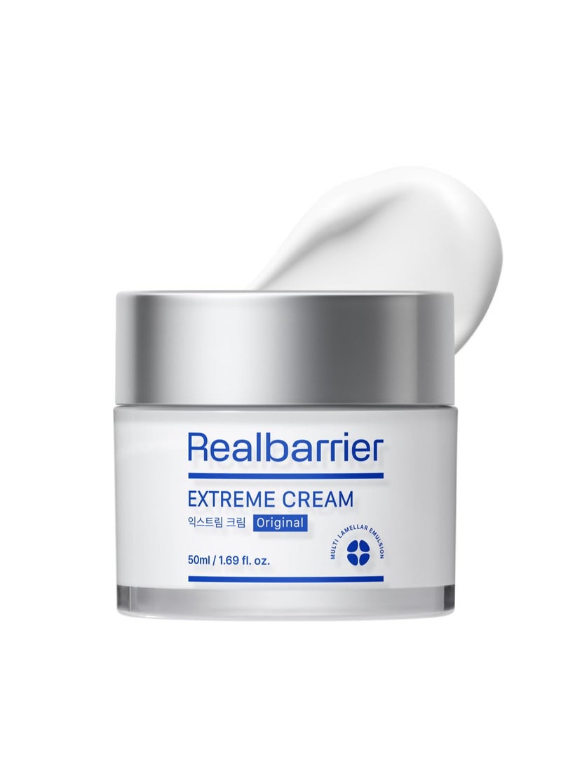 Real Barrier Extreme Cream 50 ml - Rich Anti-Ageing Moisturising Cream with Hyaluronic Acid and Ceramides - K-Beauty for Sensitive Skin
