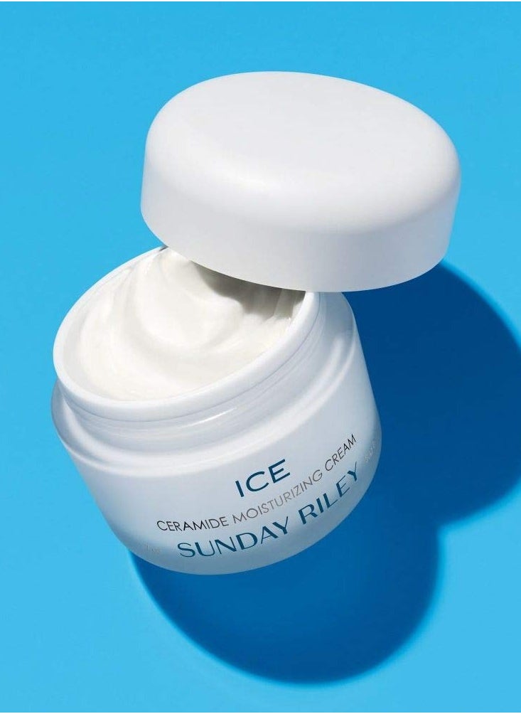 Sunday Riley Ice Ceramide and Vitamin F Moisturizing Face Moisturizer Dry Skin Cream