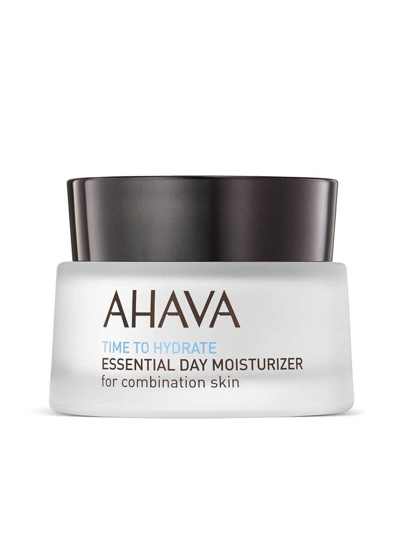 AHAVA Essential Day Moisturizer - Essential Daily Hydrating Facial & Neck Cream, Anti-Aging & Smoothing Effect, Enriched with Osmoter, Aloe Vera, Allantoin & Vitamin E