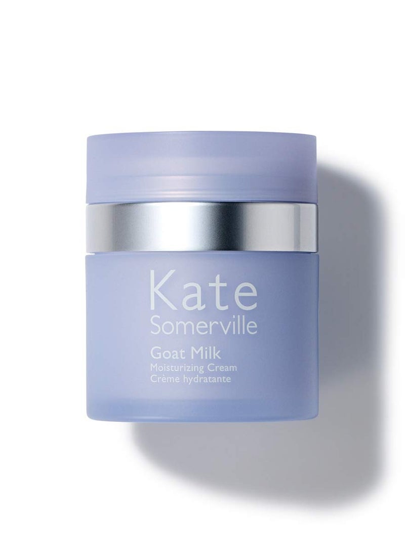 Kate Somerville Goat Milk Moisturizing Cream - Deeply Hydrating Daily Facial Moisturizer – Gentle Face Lotion Suitable for Sensitive Skin, 1.7 Fl Oz