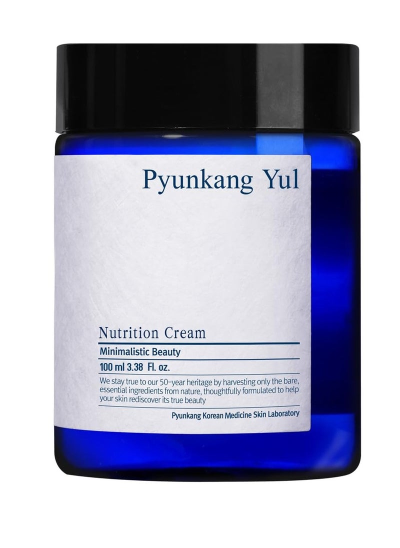 PYUNKANG YUL Nutrition Cream - Korean Skin Care Face Cream - Facial Moisturizer for Dry and Combination Skin Types - Healthy Natural Ingredients Shea Butter, Macadamia Deeply Moisturize Skin 3.4 Fl oz