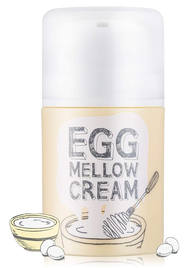 Too Cool for School Egg Mellow Cream, Egg Extracts, Collagen Fibers, Inca Omega, All day hydration