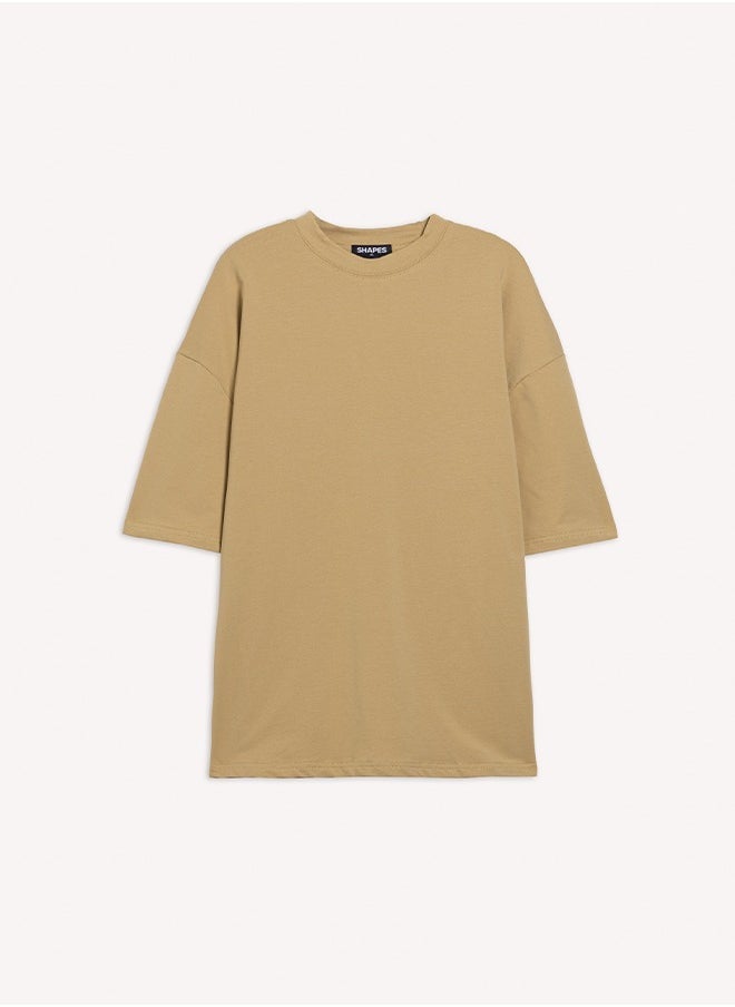 MIDWEIGHT COTTON BLEND T-SHIRT