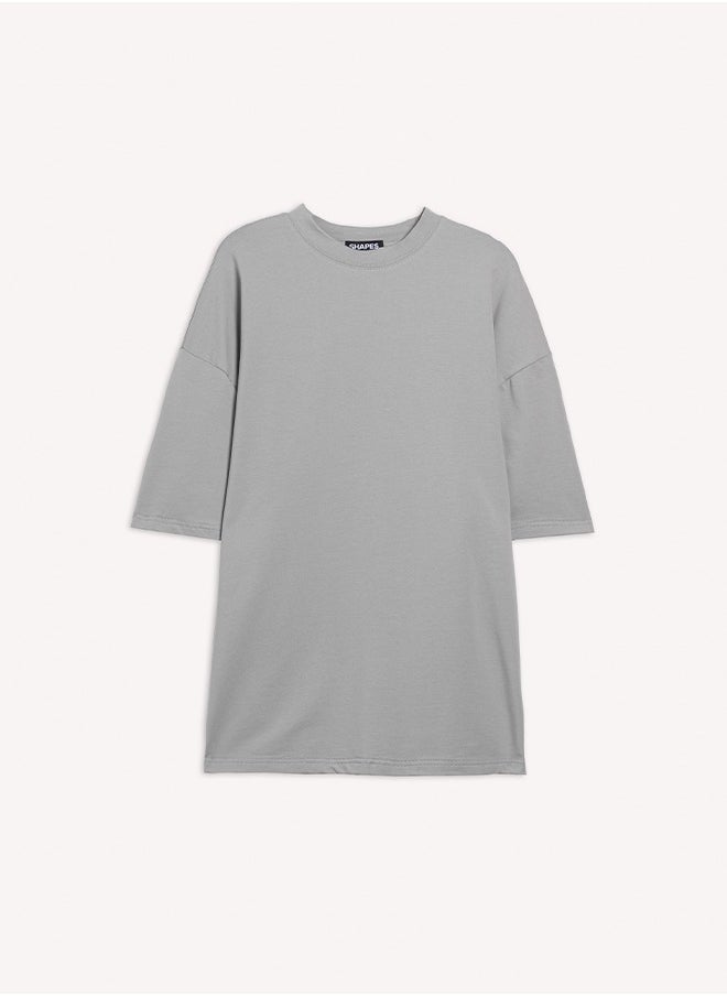 MIDWEIGHT COTTON BLEND T-SHIRT