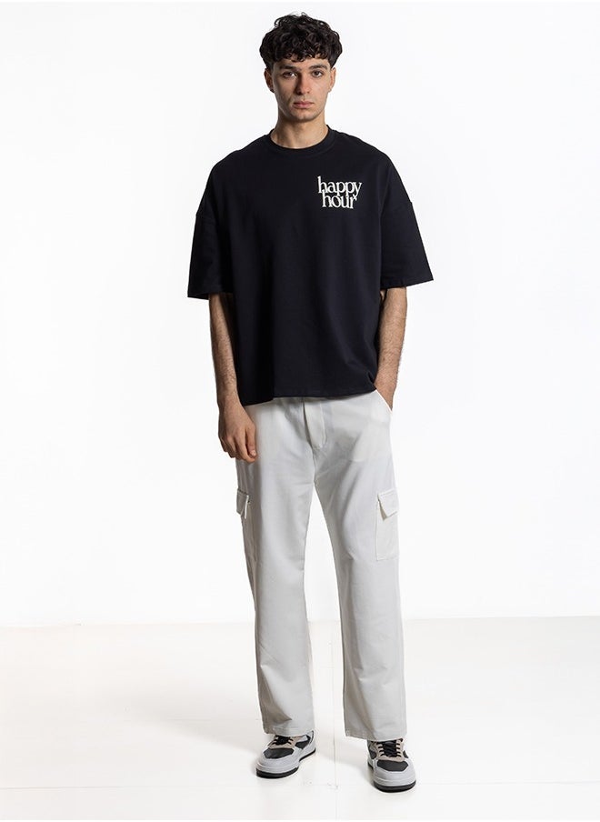 SLOGAN PRINTED T-SHIRT