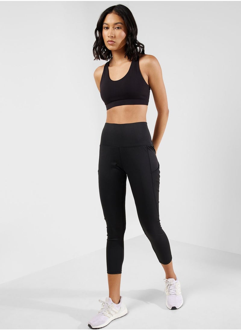 Medium Support Back Cutout Sports Bra