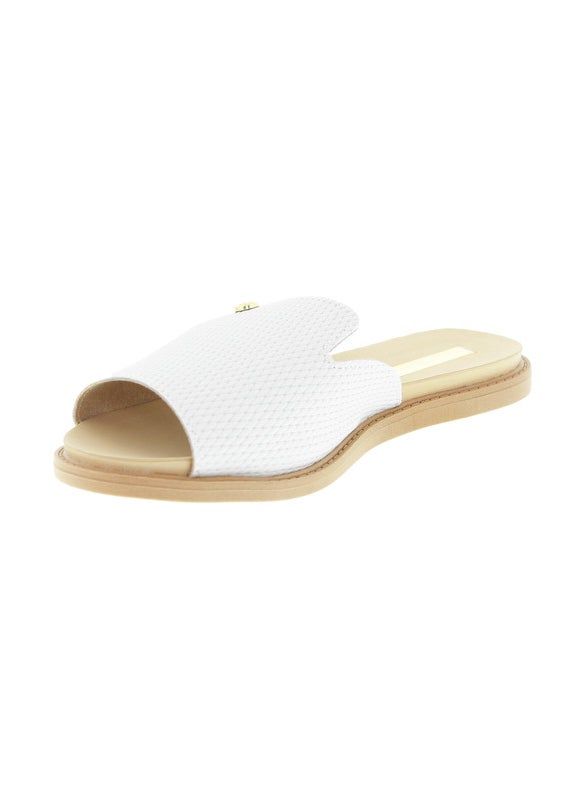 Moleca Ladies Flat Sandals Off White | Made In Brazil