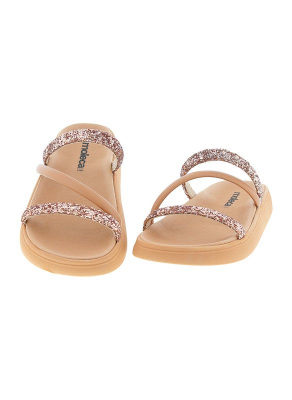Moleca Ladies Flat Sandals Pink | Made In Brazil