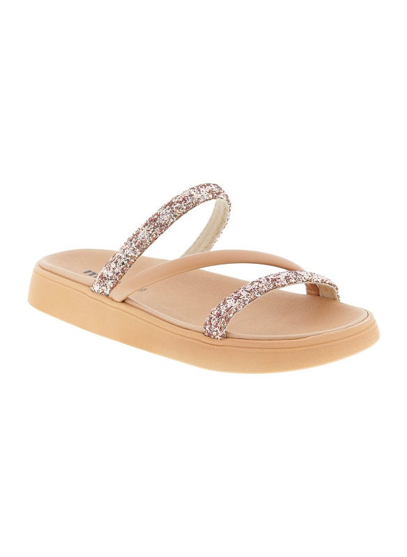 Moleca Ladies Flat Sandals Pink | Made In Brazil