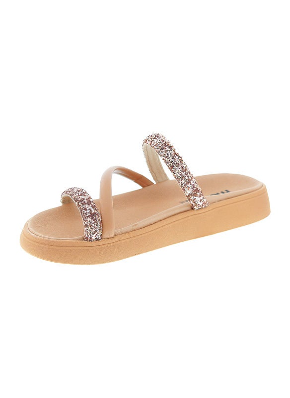 Moleca Ladies Flat Sandals Pink | Made In Brazil