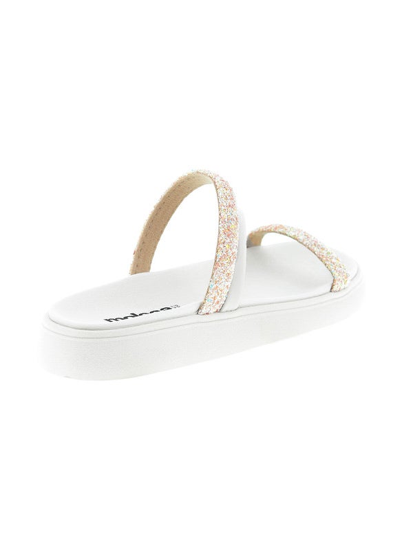 Moleca Ladies Flat Sandals Off White | Made In Brazil