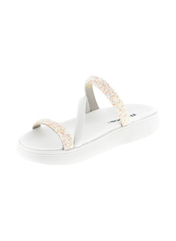 Moleca Ladies Flat Sandals Off White | Made In Brazil