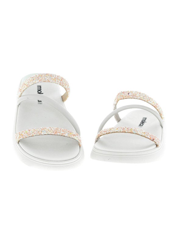 Moleca Ladies Flat Sandals Off White | Made In Brazil