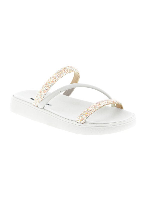 Moleca Ladies Flat Sandals Off White | Made In Brazil