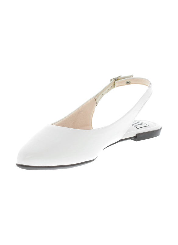 Moleca Ladies Sandals With Back Strap Off White | Made In Brazil