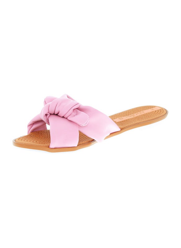 Moleca Ladies Flat Sandals Pink | Made In Brazil