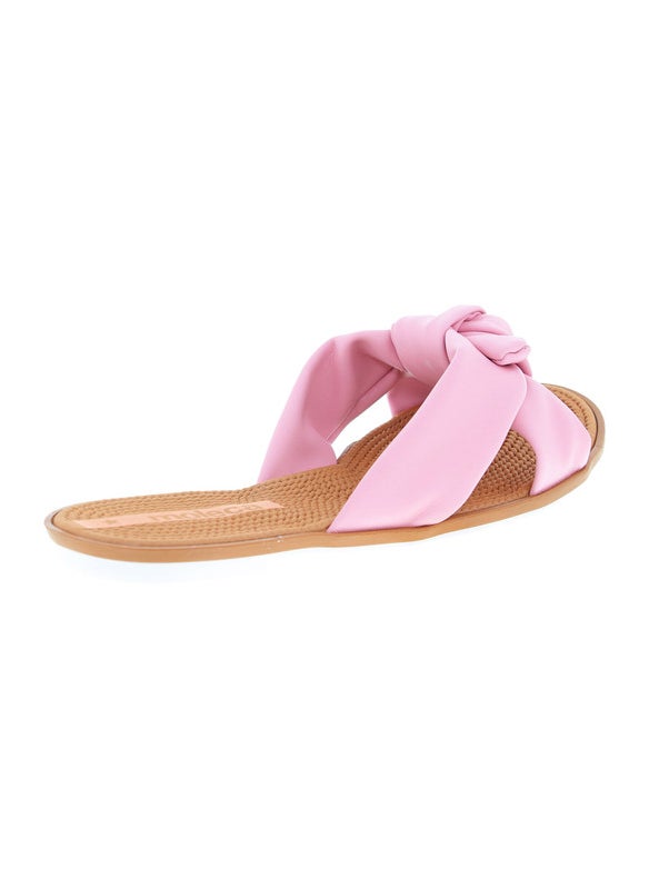 Moleca Ladies Flat Sandals Pink | Made In Brazil