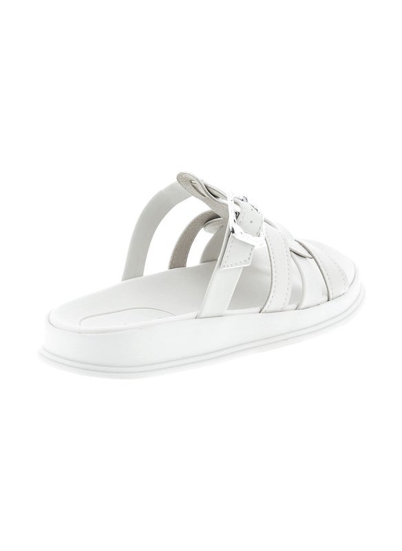 Moleca Ladies Flat Sandals Off White | Made In Brazil
